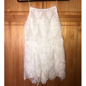 Kendall & Kylie white lace romper
